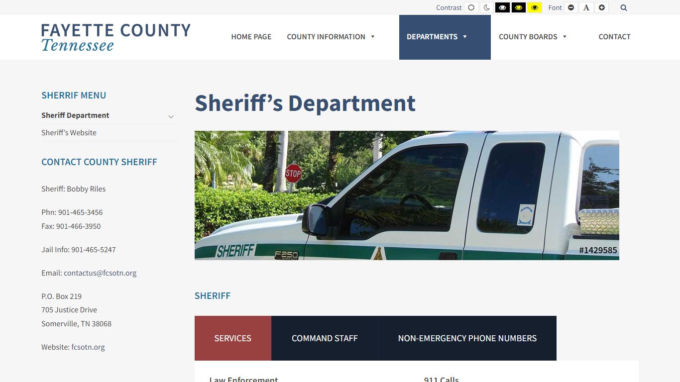 Sheriff's Department - Fayette County