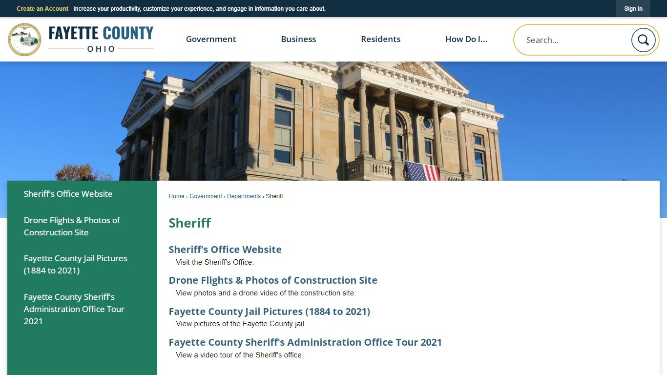 Sheriff | Fayette County, OH